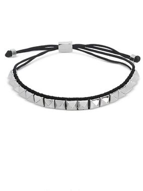 All Saints Pyramid Stud Friendship Bracelet Unisex New
